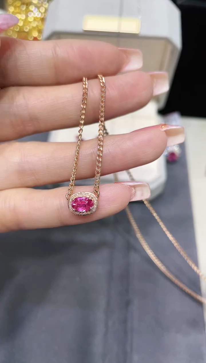 【闪购商品】红宝石项链18K金镶嵌·