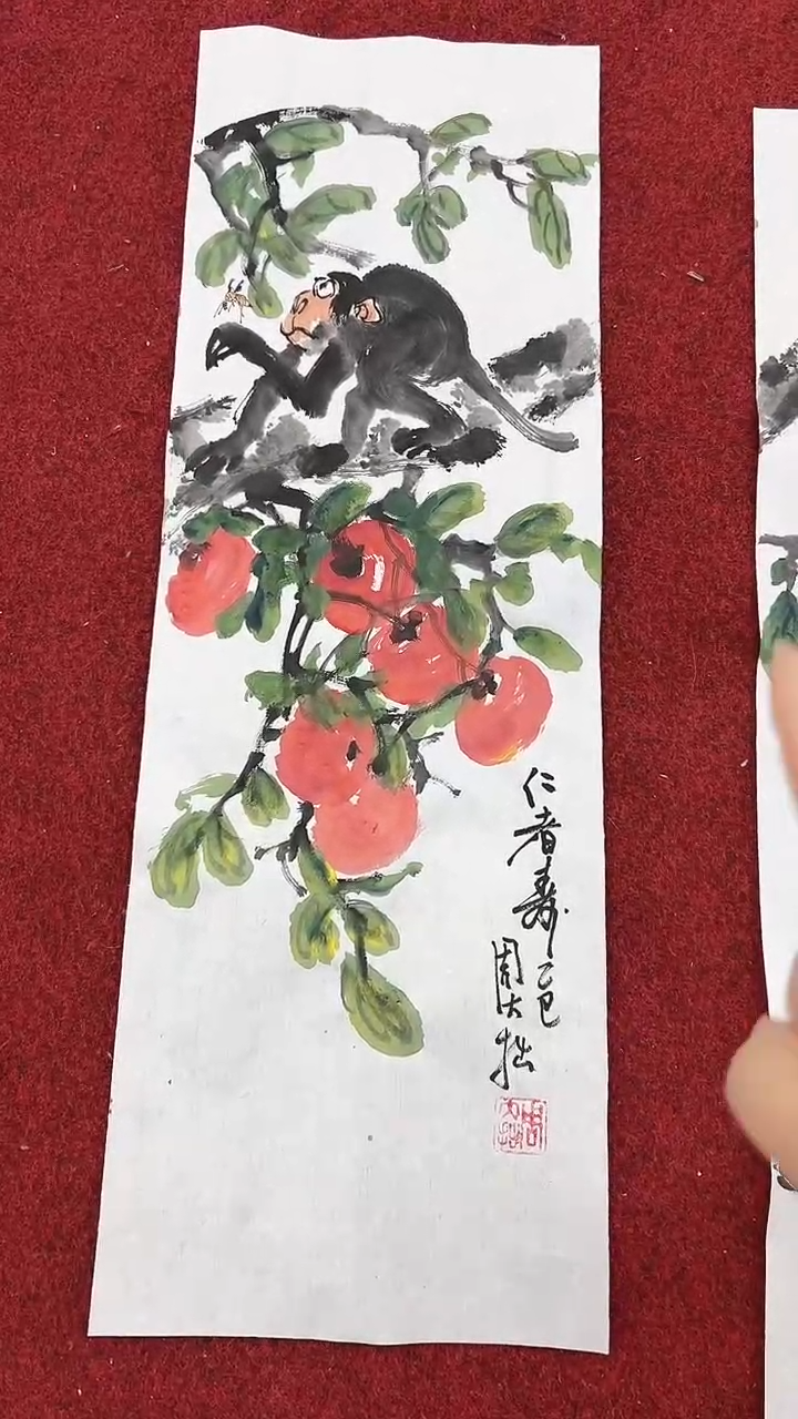 国画周大拙/国画/花鸟