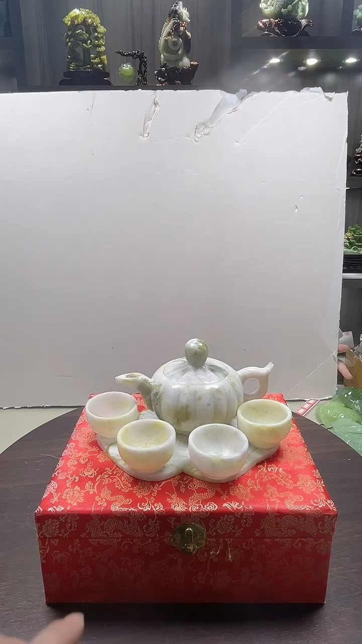 玉?***浪家居茶壶摆件