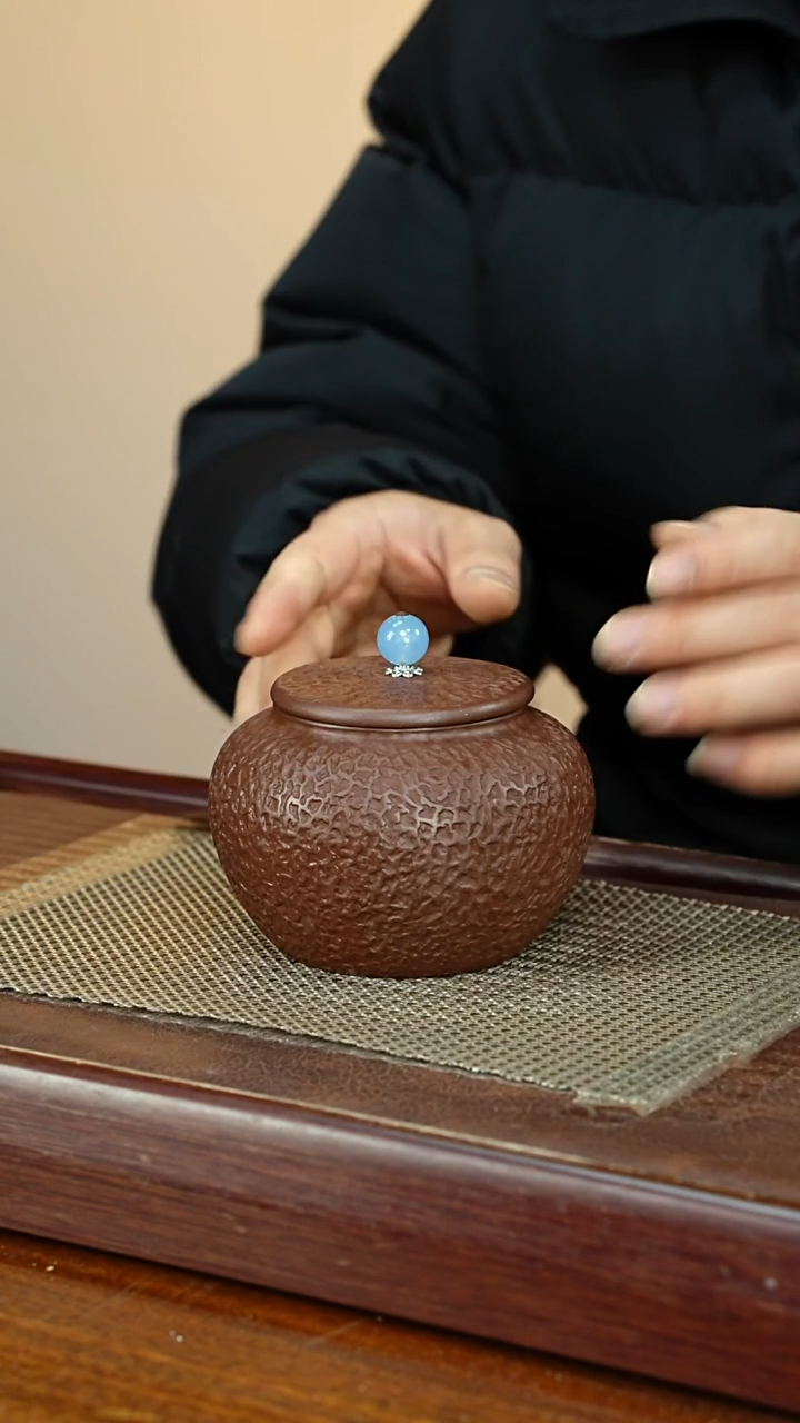 宜兴原矿紫砂茶叶罐