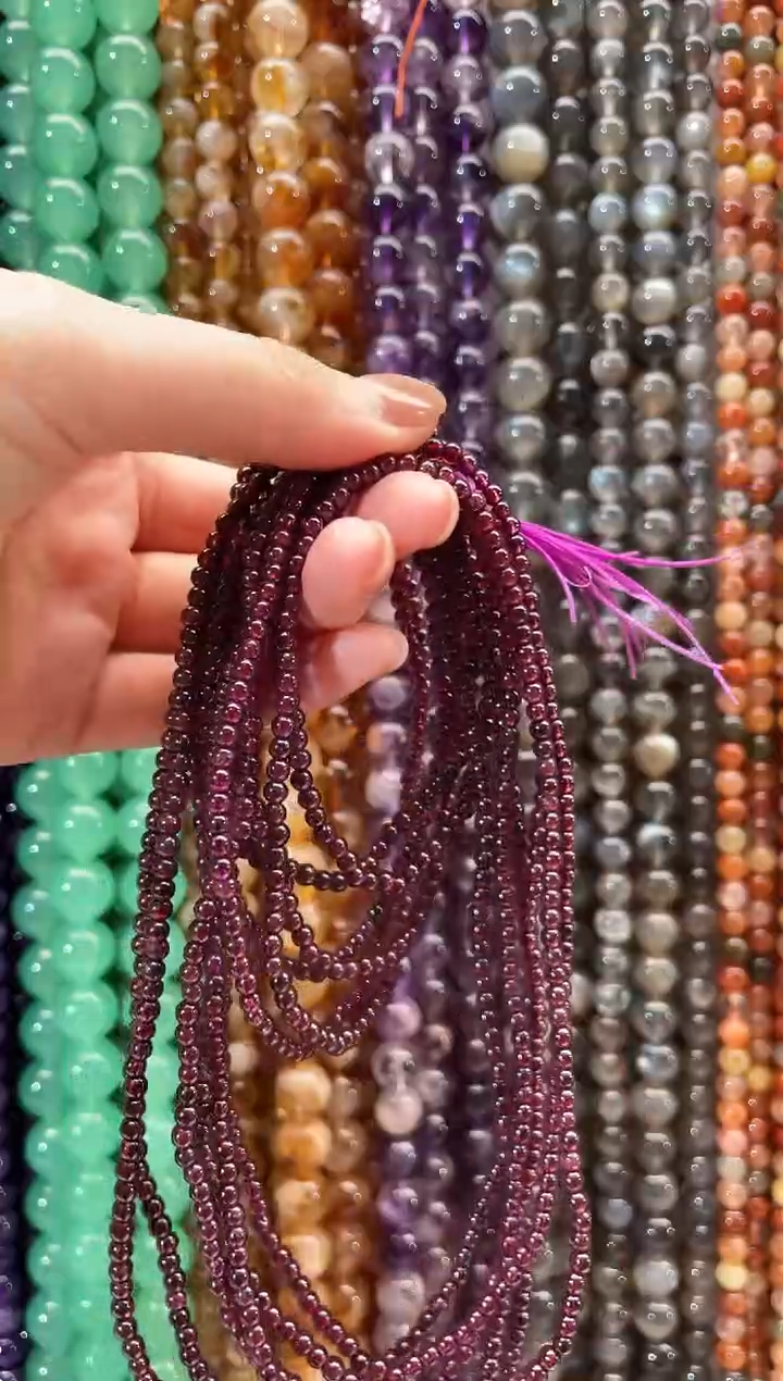 未镶嵌珠宝半成品水晶紫 牙乌卡3 3圈