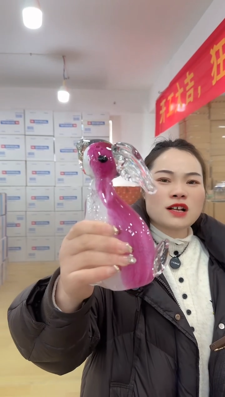 【闪购商品】无铅玻璃迪喜花器-y-早24