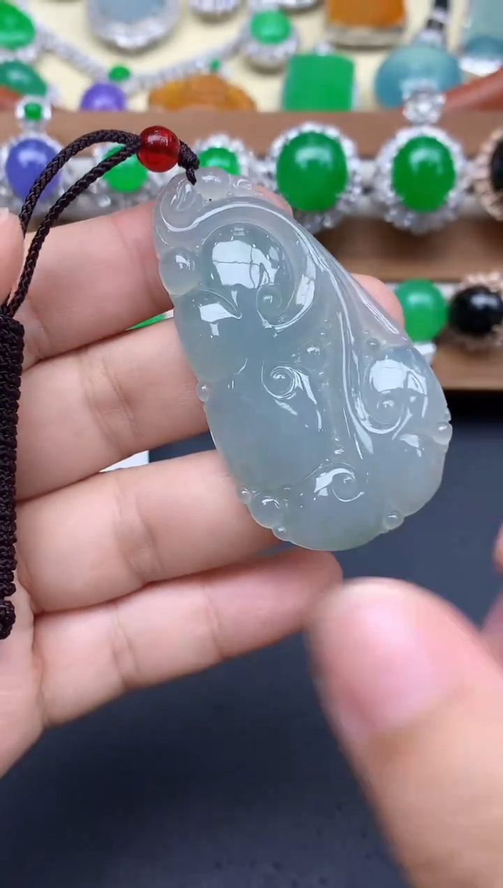 颈饰未镶嵌翡翠88-中国好珍宝