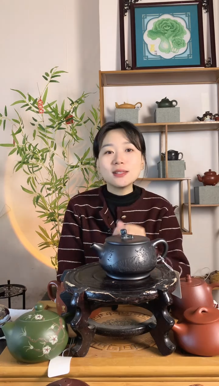 【闪购商品】紫砂茶壶全手工老虎汉瓦石黄