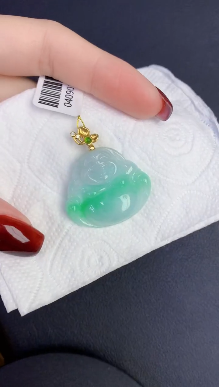 颈饰未镶嵌翡翠缅甸天然翡翠A货