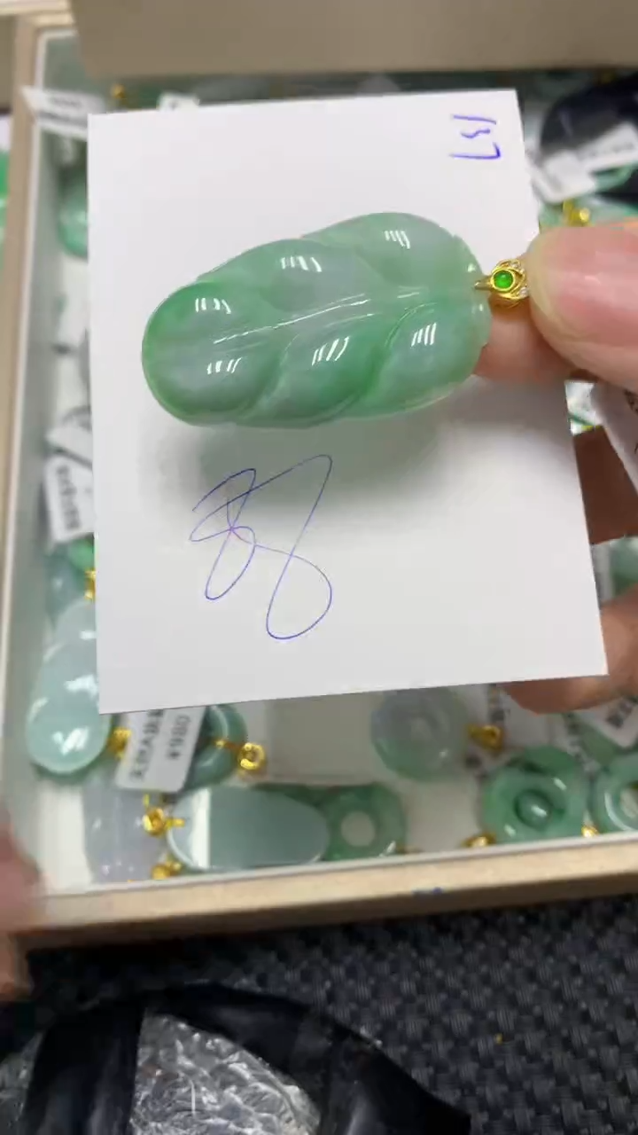 颈饰未镶嵌翡翠缅甸A货翡翠