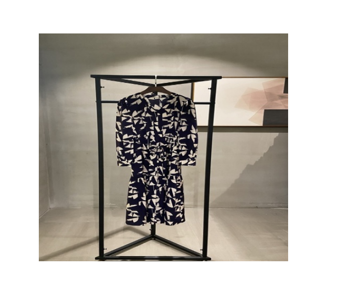 【钱老板专享】93133   高级感v领型长袖连衣裙