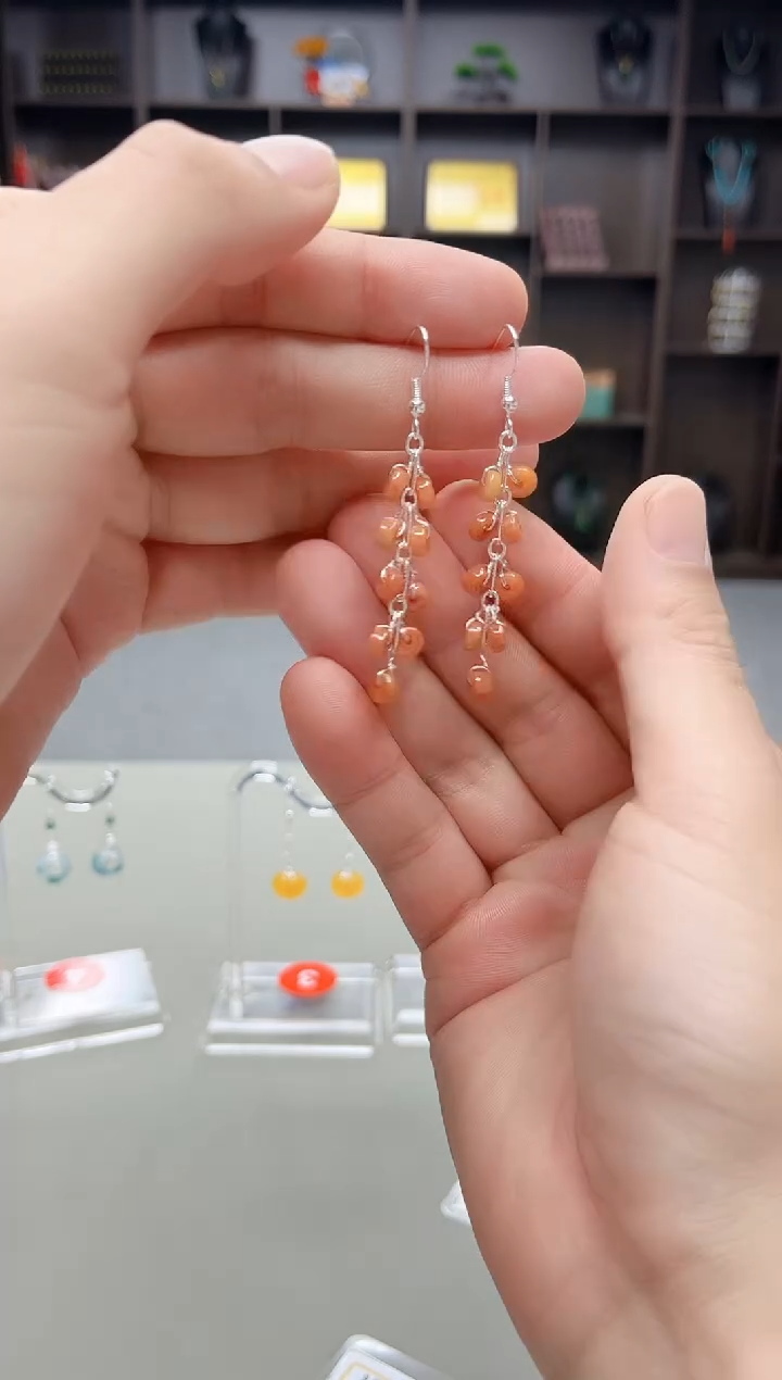 未镶嵌翡翠耳饰F01