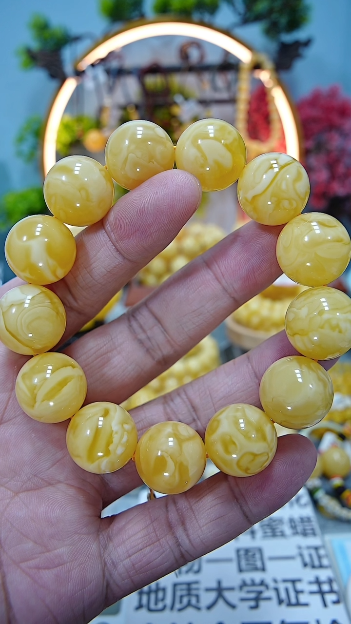 【闪购商品】蜜蜡手链未镶嵌17*******