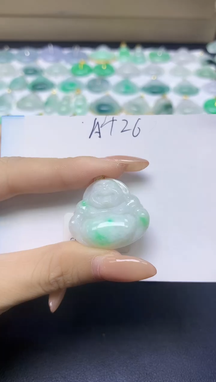 颈饰未镶嵌翡翠天然缅甸A货翡翠百元以上9元证书费自理