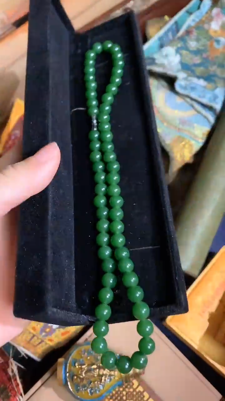 【闪购商品】和田玉（碧玉）项链未镶嵌德诚精品专属摆件