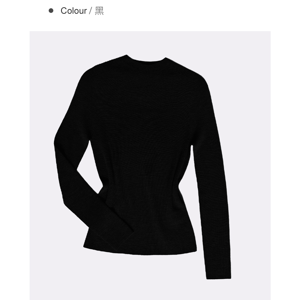 PAJANI/帕佳妮短款羊毛衫ol秋冬款女打底衫半高领针织衫PM5F1013