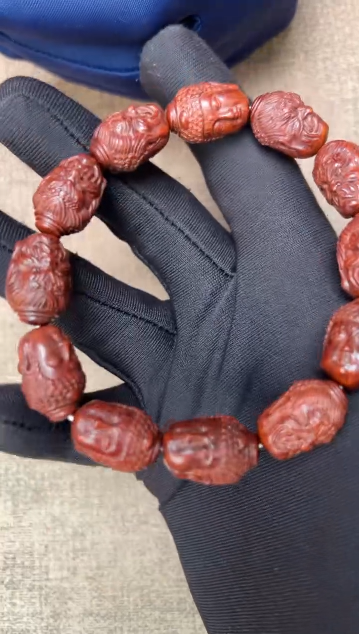 手串/手链小叶紫檀印度小叶紫檀2.0恶僧手串