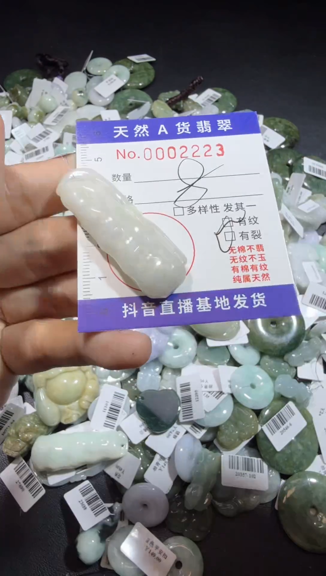 【闪购商品】翡翠颈饰未镶嵌00002223