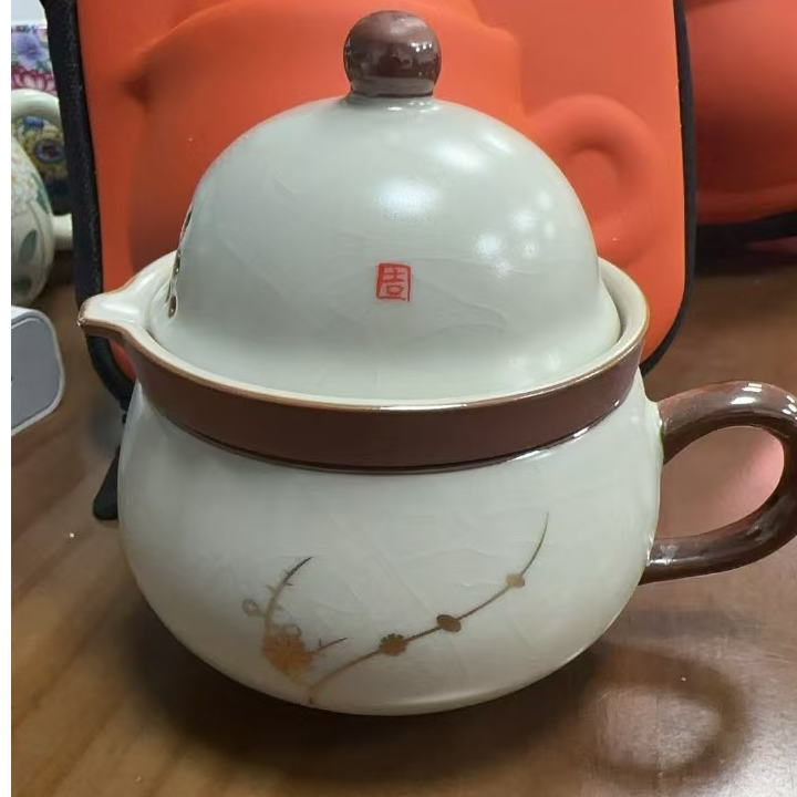 【闪购链接】YS402-汝窑天青旅行茶具