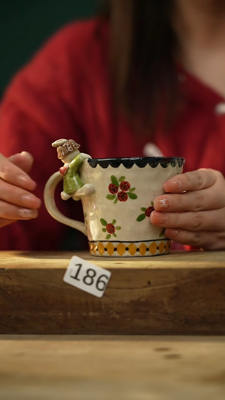 【闪购商品】瓷片设计师手作款 落单设计师咖啡杯