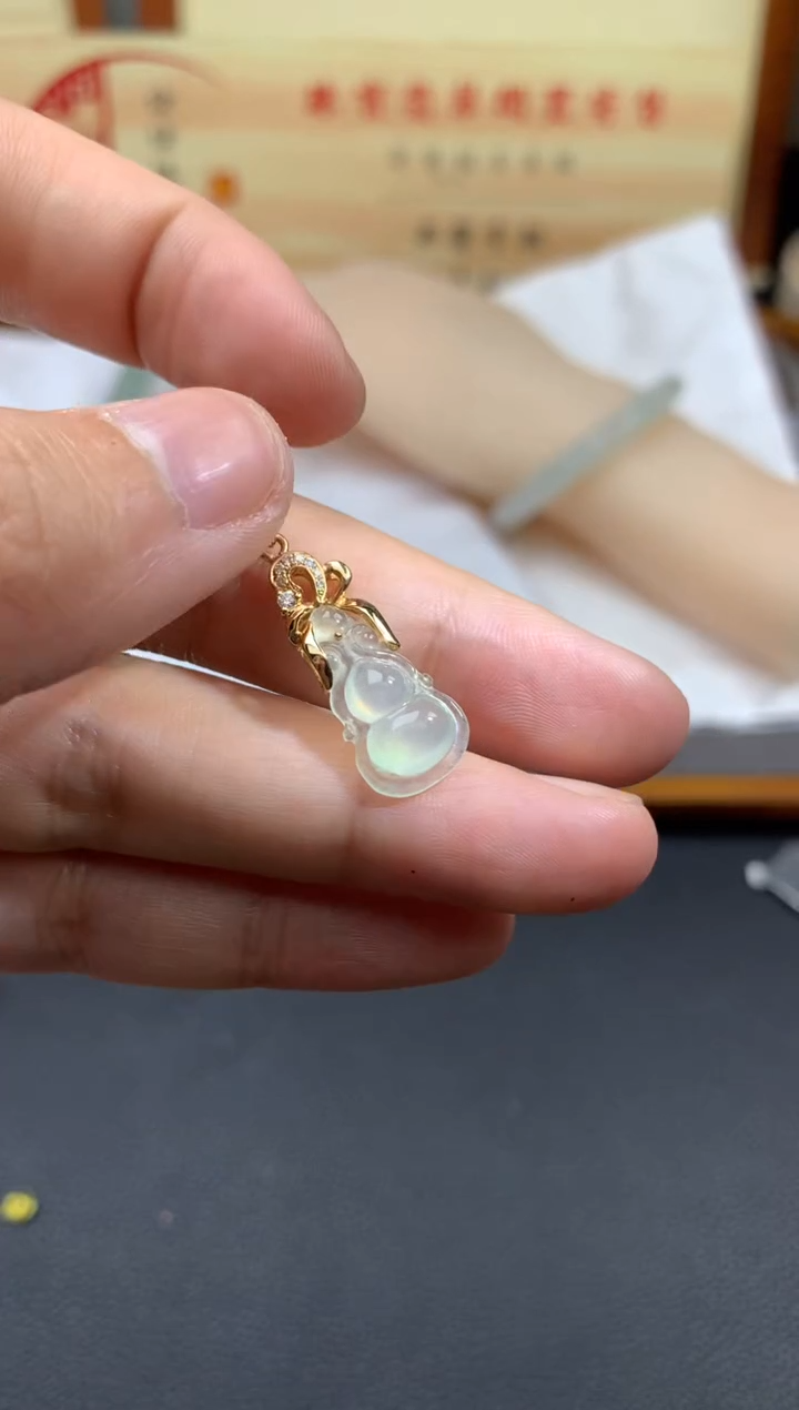 【闪购商品】定制翡翠18K金镶嵌////////