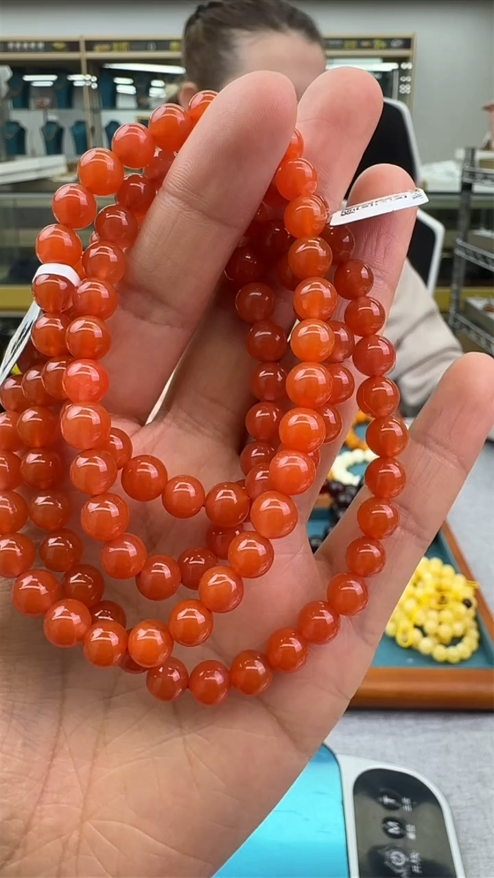 【闪购商品】南红玛瑙颈饰未镶嵌968秒拍号