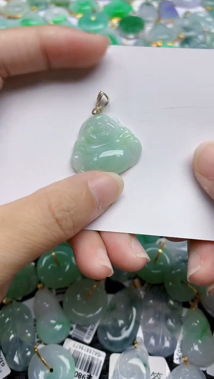 翡翠未镶嵌颈饰天然翡翠A货