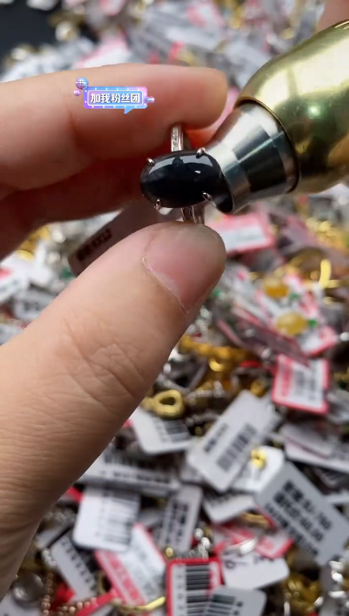 【闪购商品】翡翠戒指银S925镶嵌55555---2