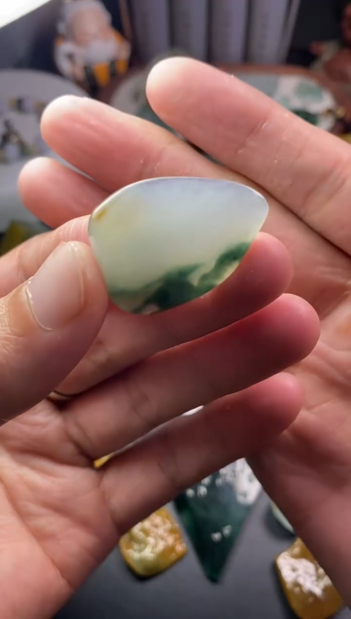 未镶嵌定制翡翠翡翠片料定制未镶嵌12.1-31