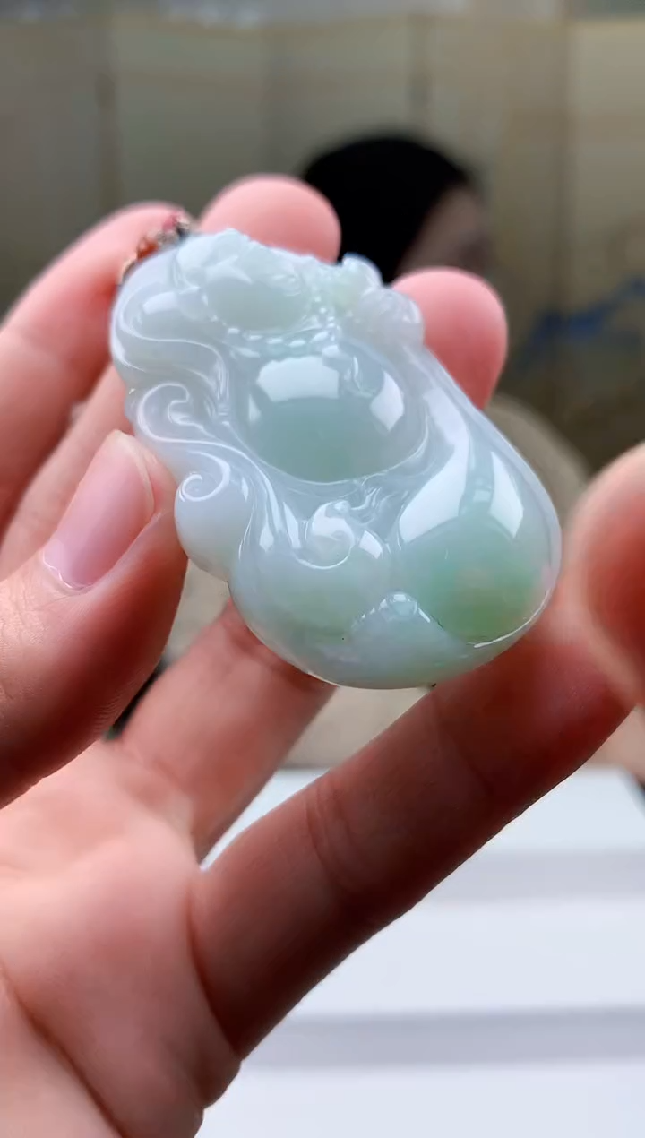 【闪购商品】定制翡翠未镶嵌0405bb-毛货挂44