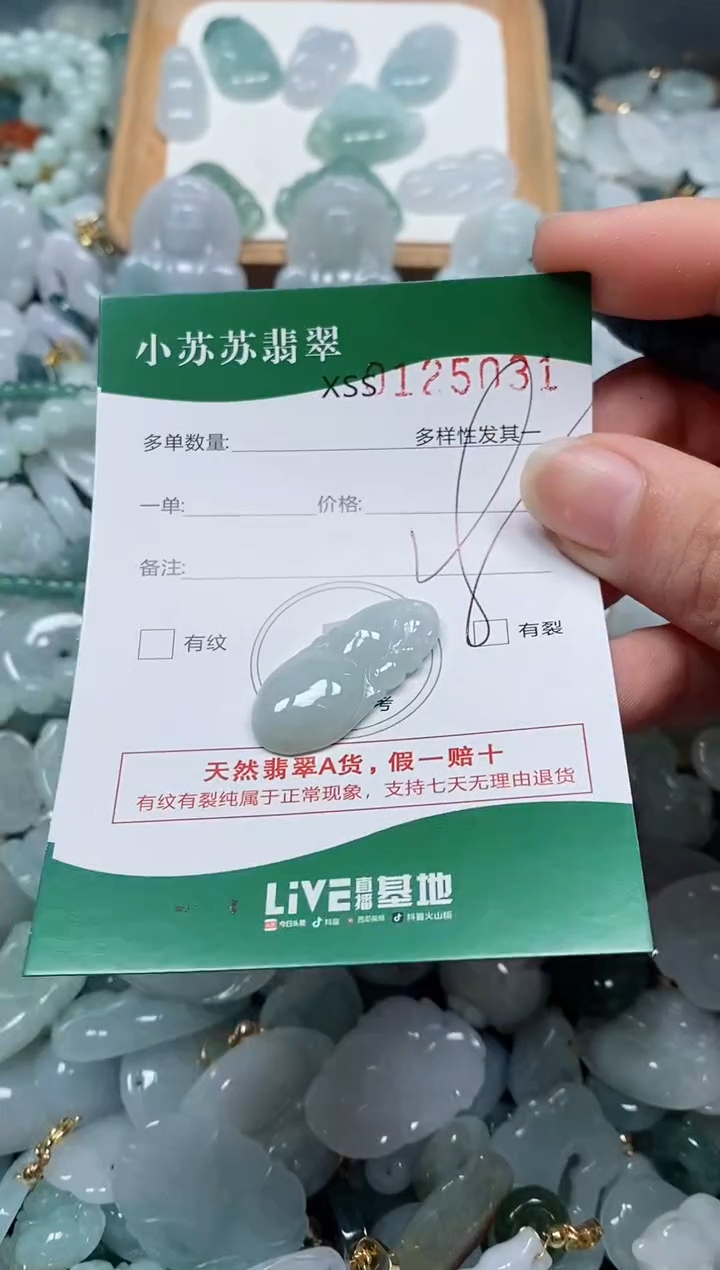【闪购商品】翡翠颈饰未镶嵌闪购商品0125031