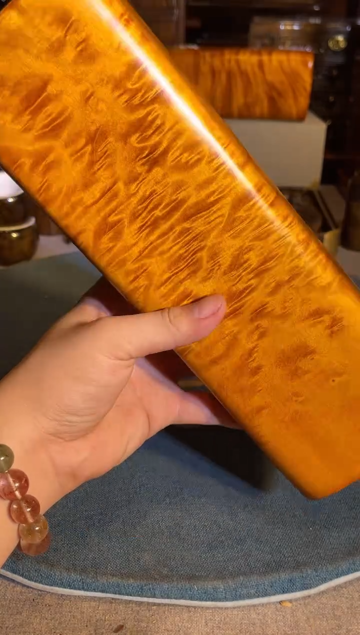 乌木类成套家具金丝楠枕头 21