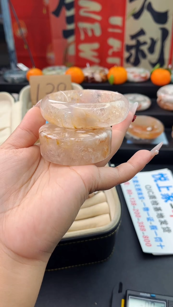 【闪购商品】石英质玉手镯未镶嵌赠送镯心（57圈口）