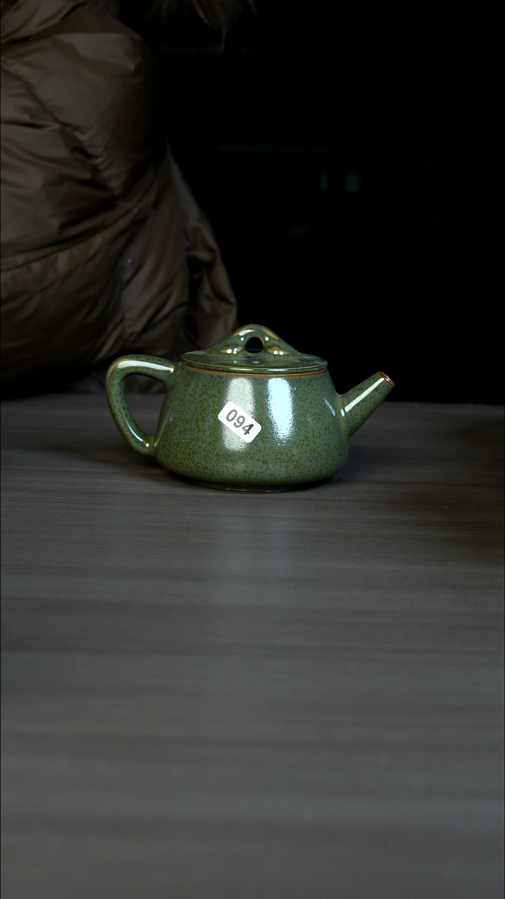 【闪购商品】杯094阿红茶叶末如意石瓢壶孤品