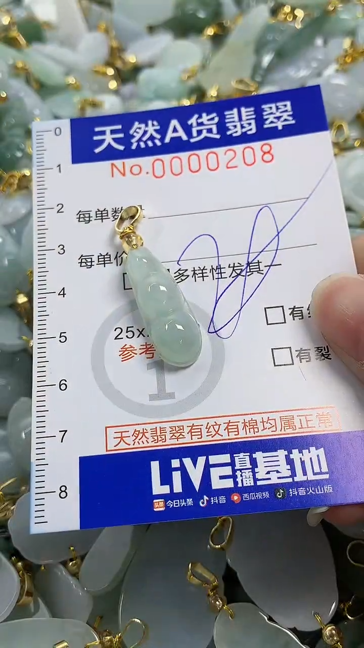 颈饰未镶嵌翡翠纯天然货a翡翠