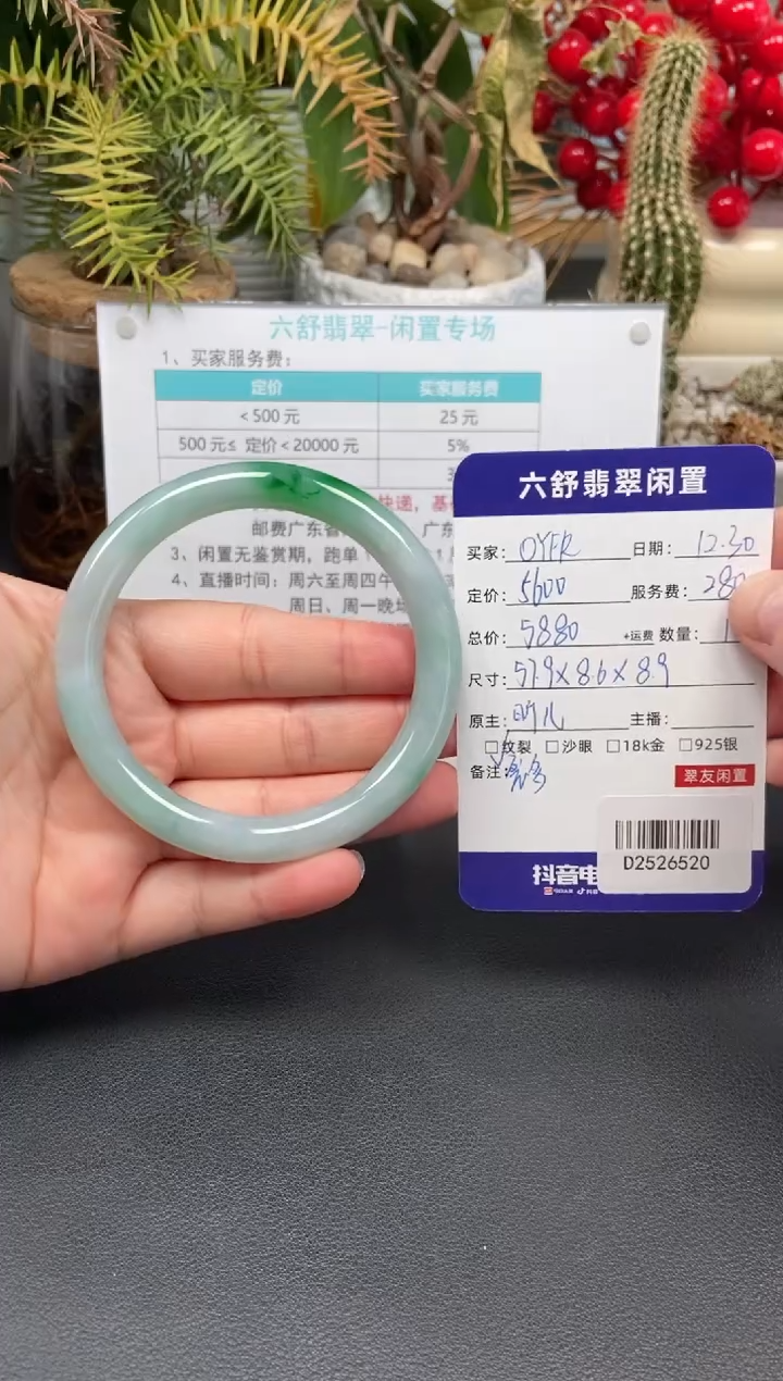 未镶嵌手镯翡翠O***?D2526520