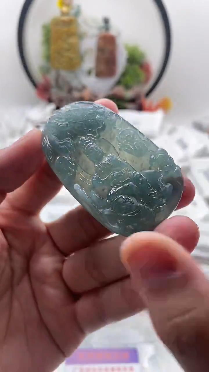 颈饰未镶嵌翡翠普贤