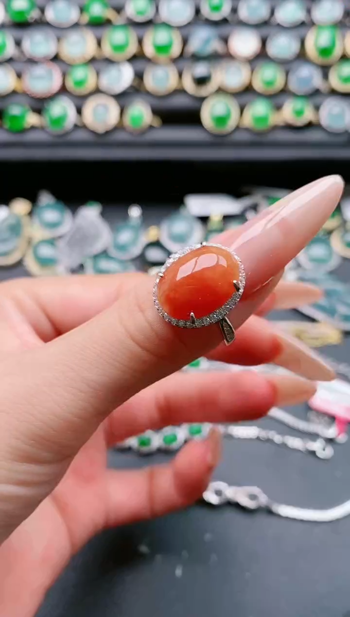 【闪购商品】翡翠戒指银S925镶嵌11111