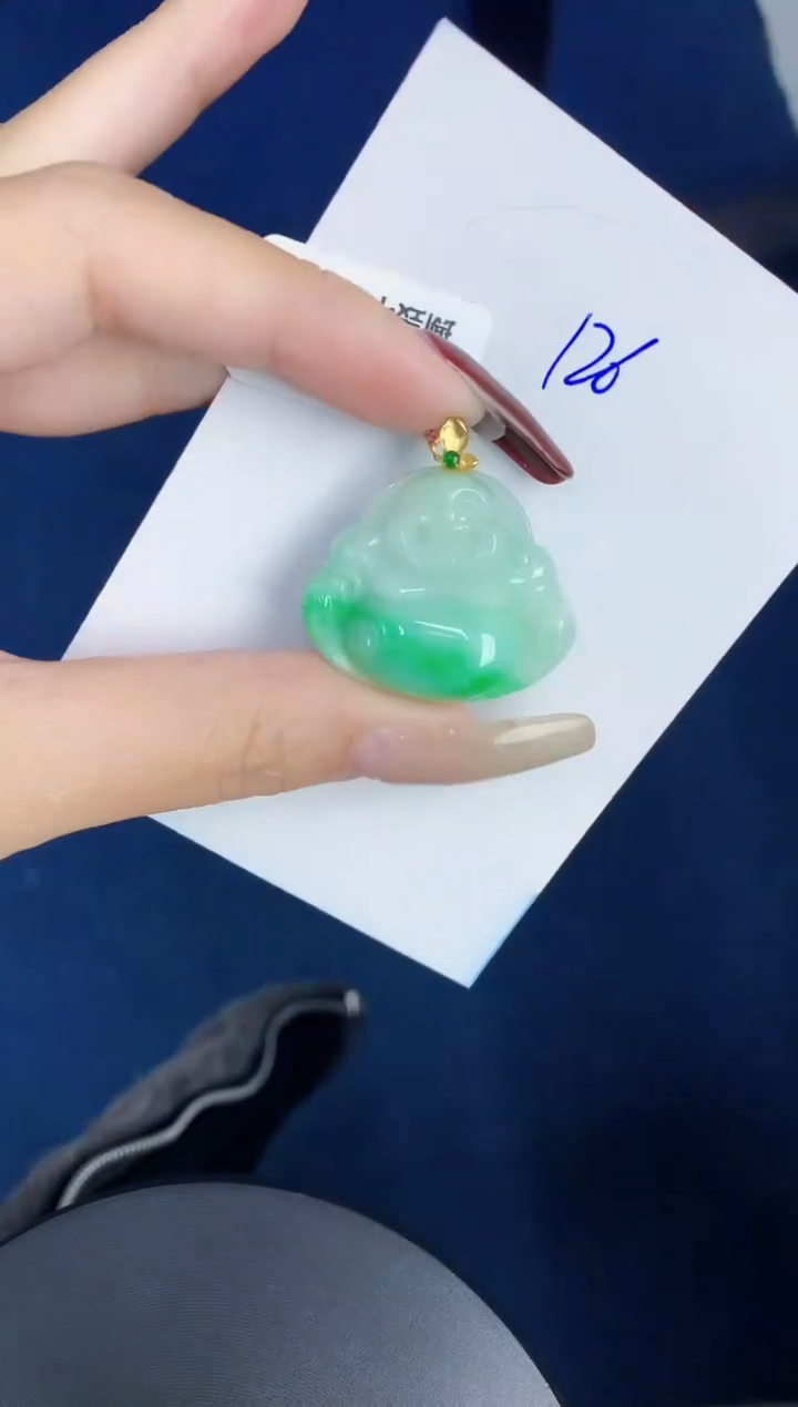 【闪购商品】翡翠颈饰18K金镶嵌0000000000