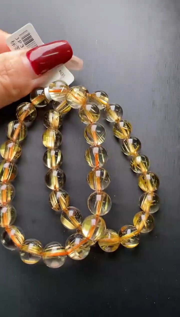 【闪购商品】水晶手串未镶嵌钛晶手串多样性发一 JP38042