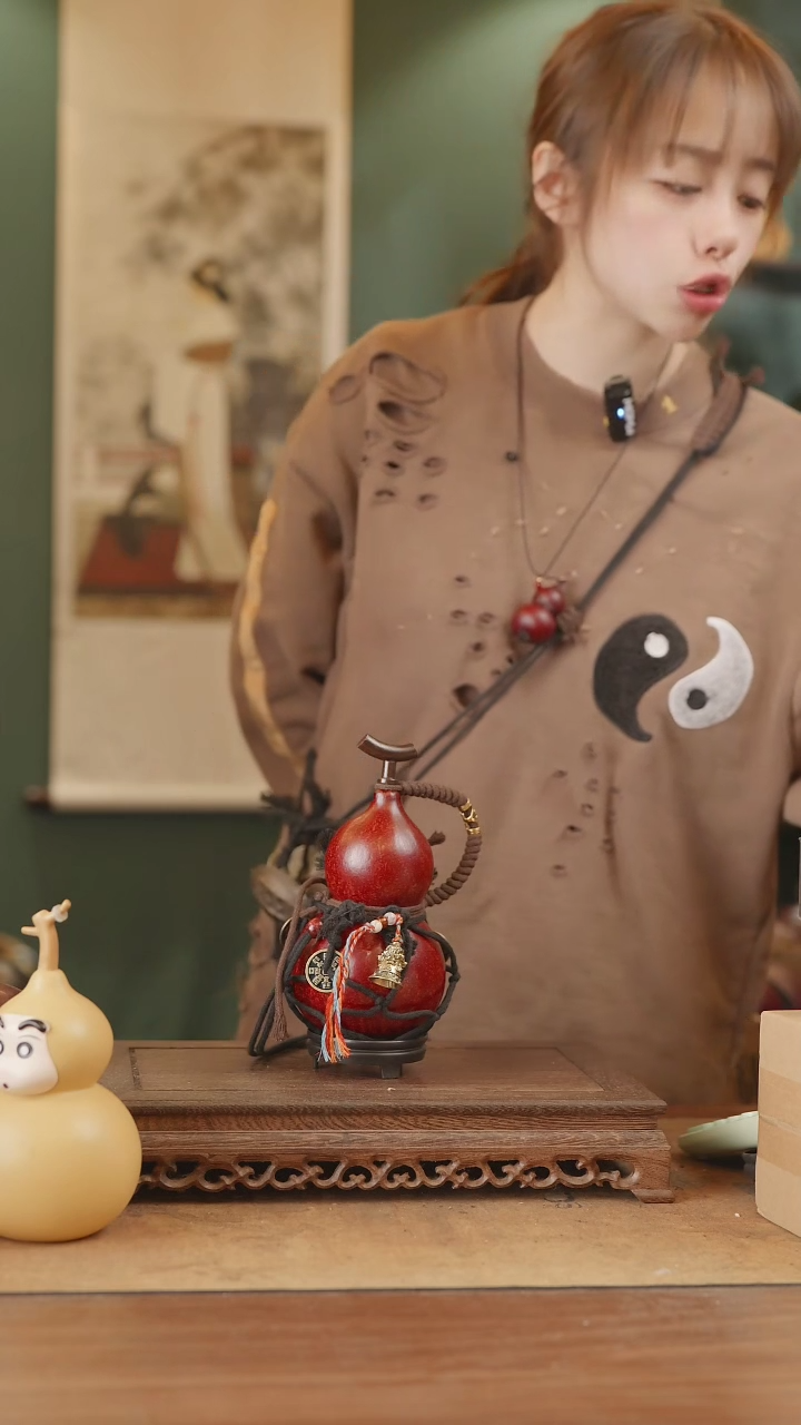 【闪购商品】73号精品天然大漆工艺防渗内胆酒葫芦~