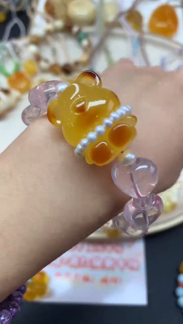 【闪购商品】蜜蜡裸石未镶嵌手串A77|1280