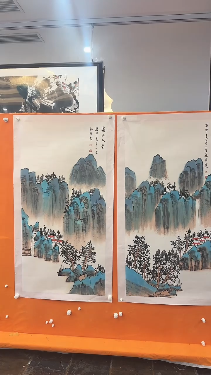 【闪购商品】国画何琴山水绘画作品不同画面