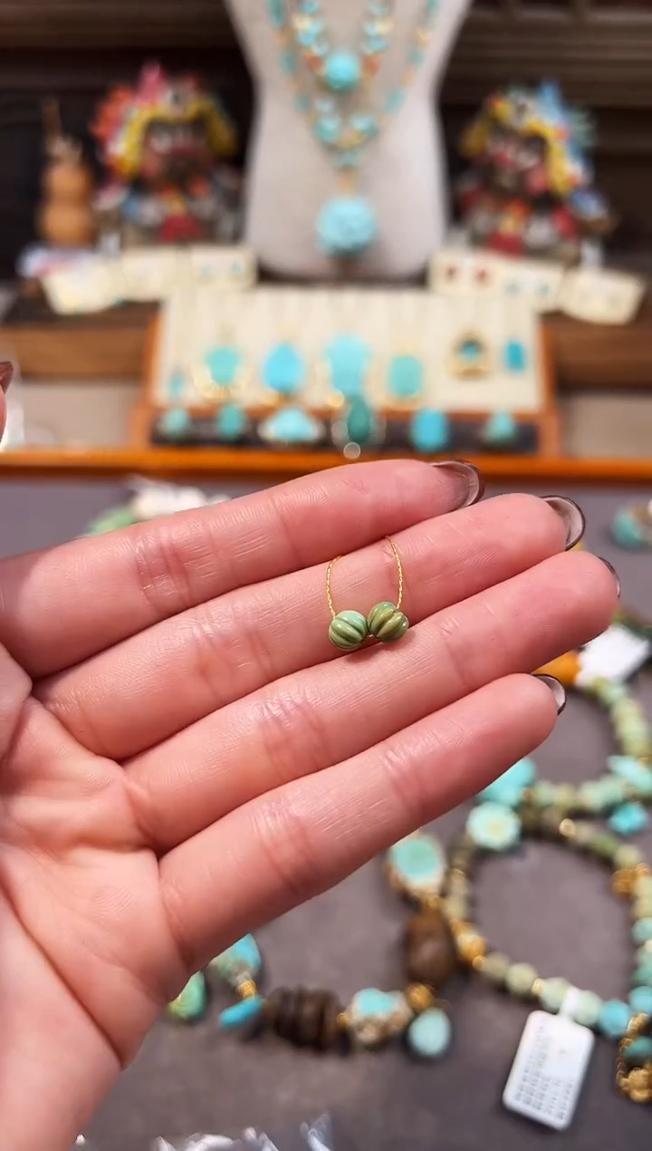 未镶嵌绿松石配饰瓜珠