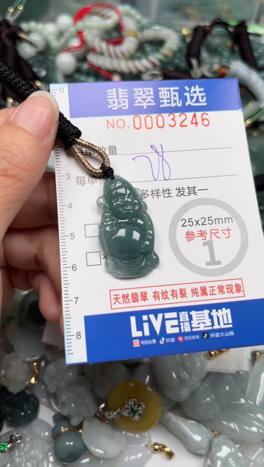 【闪购商品】翡翠颈饰未镶嵌00..3246