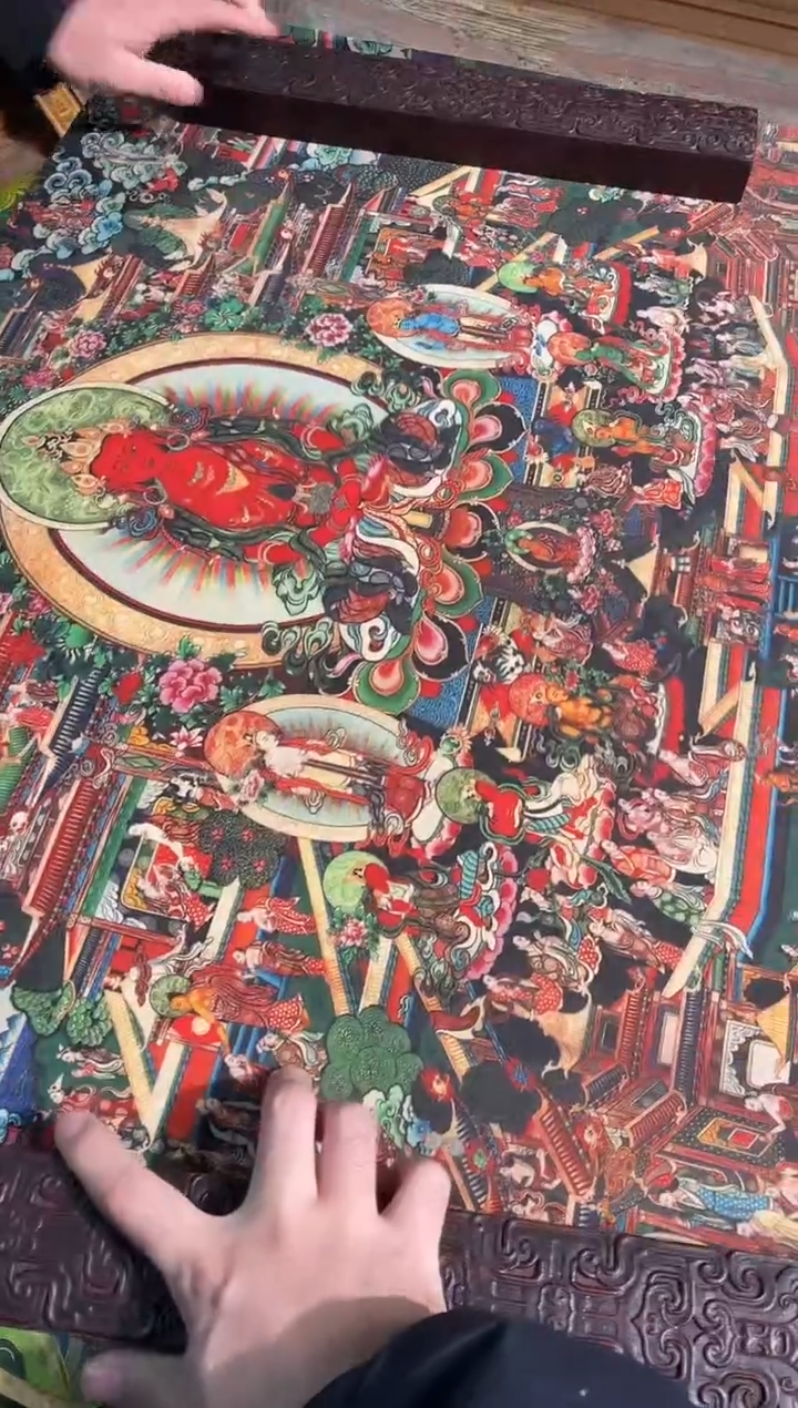 卷轴画天天的唐卡tk160