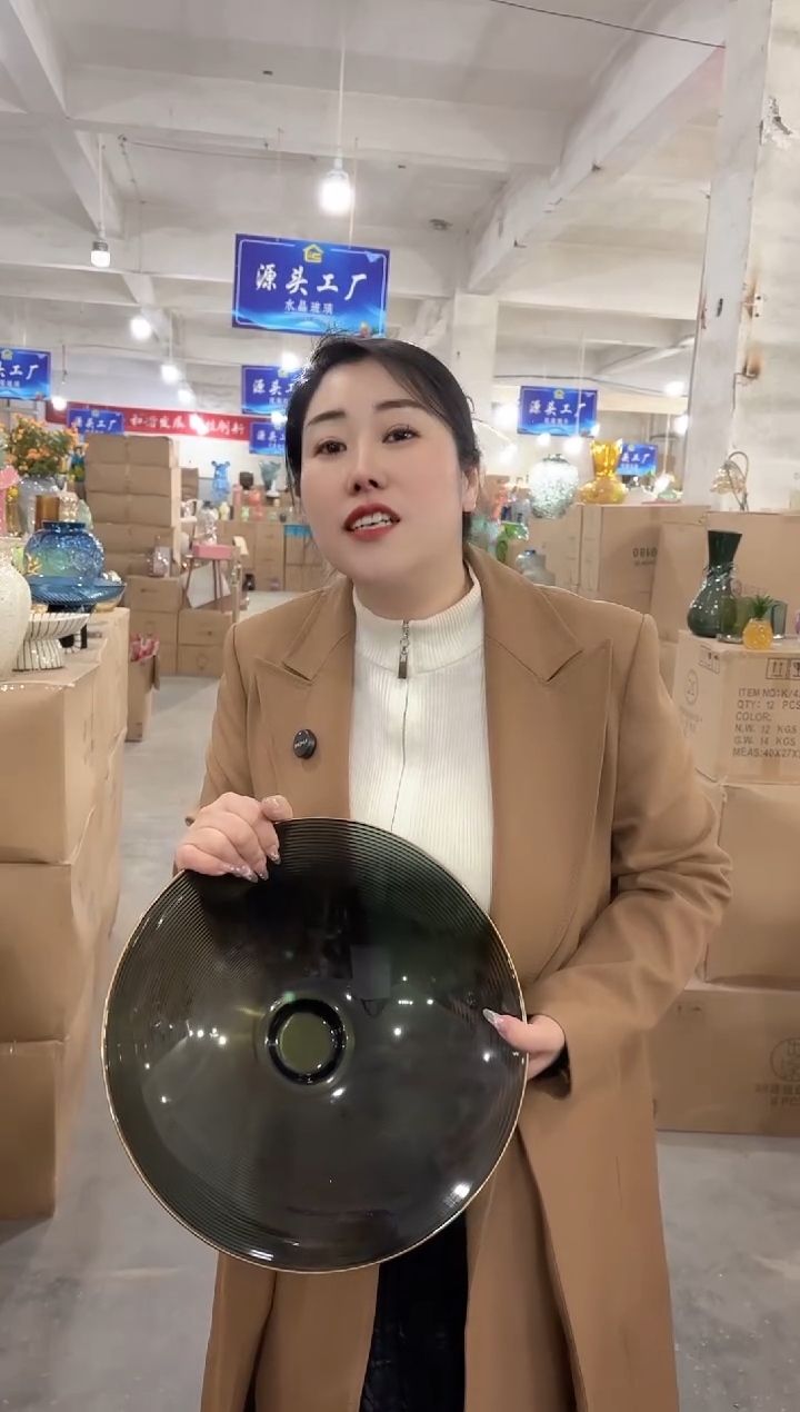 【闪购商品】玻璃花瓶厂唐总-微瑕--N5JWZ