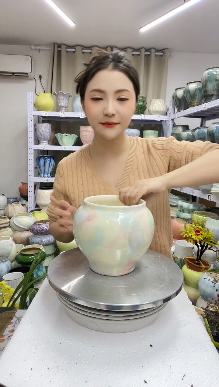 12.30陶瓷花盆直播链接高.     1 5口12