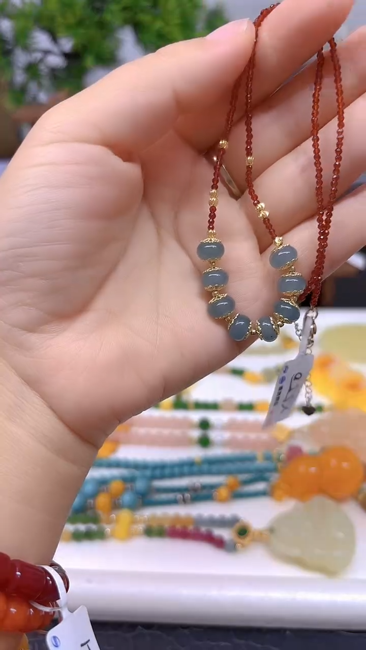 翡翠未镶嵌颈饰DIY款X550