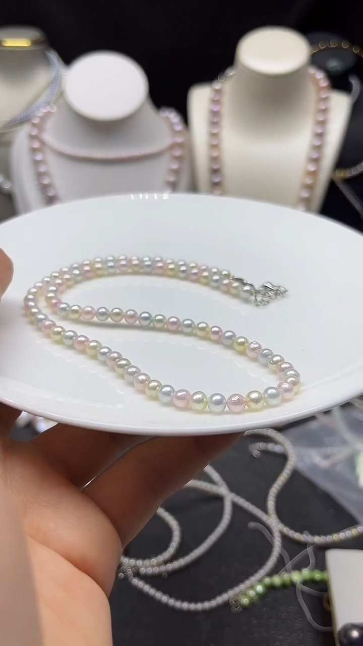 颈饰未镶嵌淡水珍珠多人