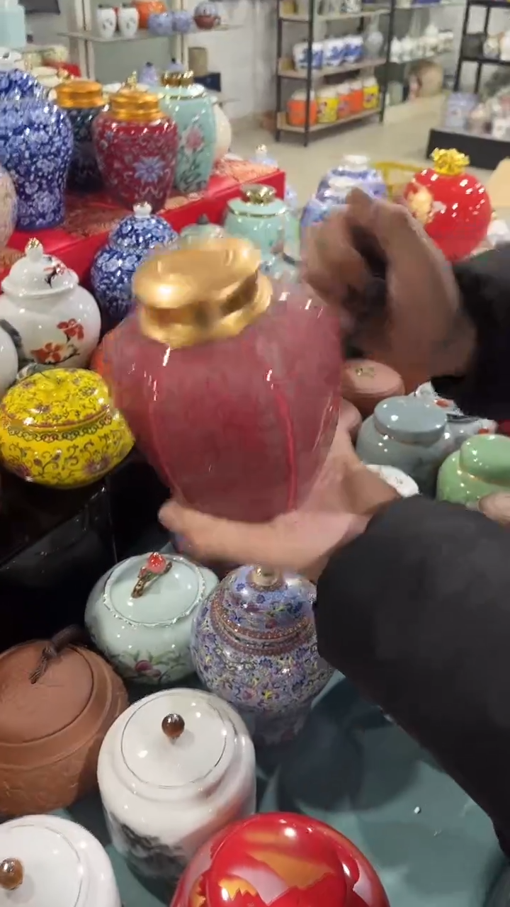 【闪购商品】其他陶瓷茶叶罐储物密封罐家用绿茶红茶普洱龙井