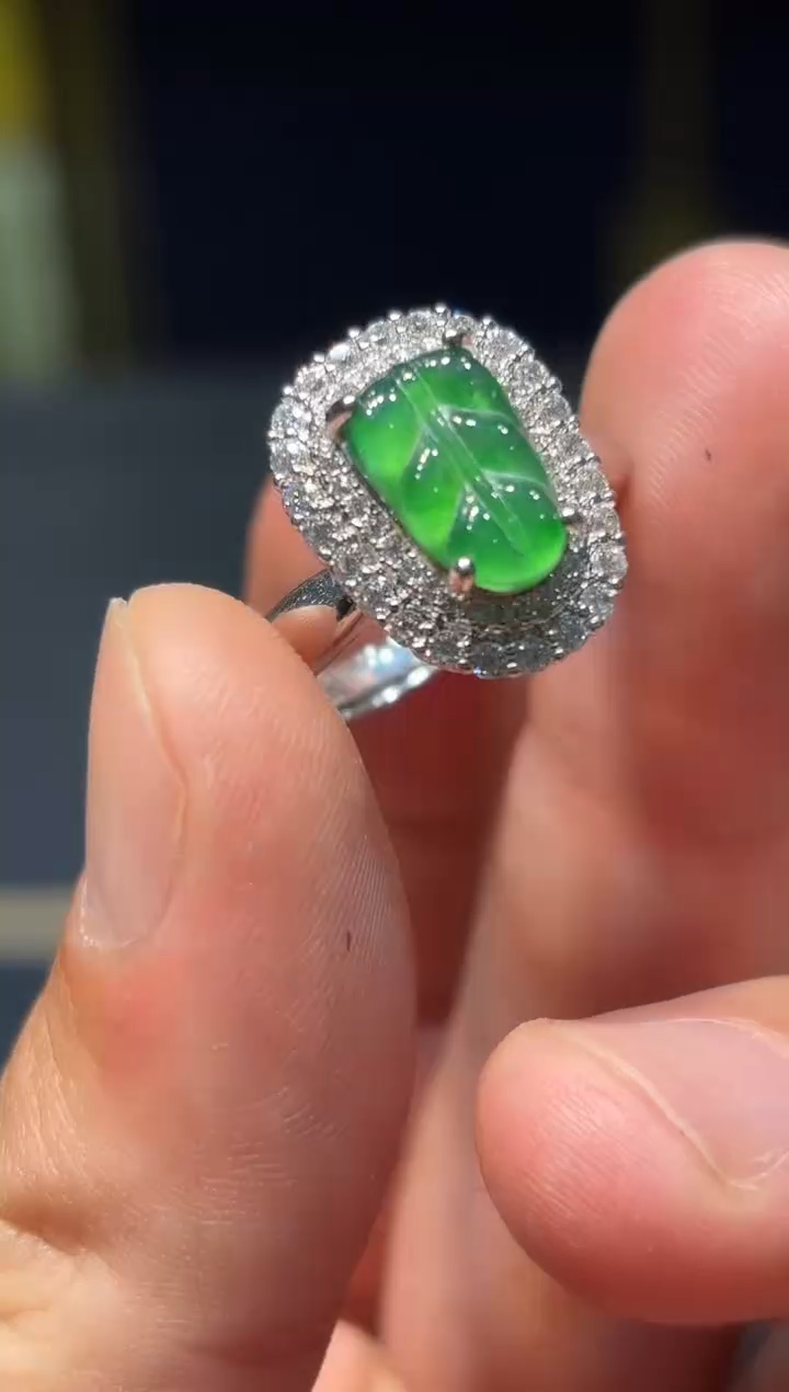 未镶嵌戒指翡翠0000