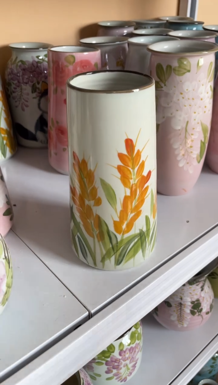 瓶陶景德镇手绘陶瓷