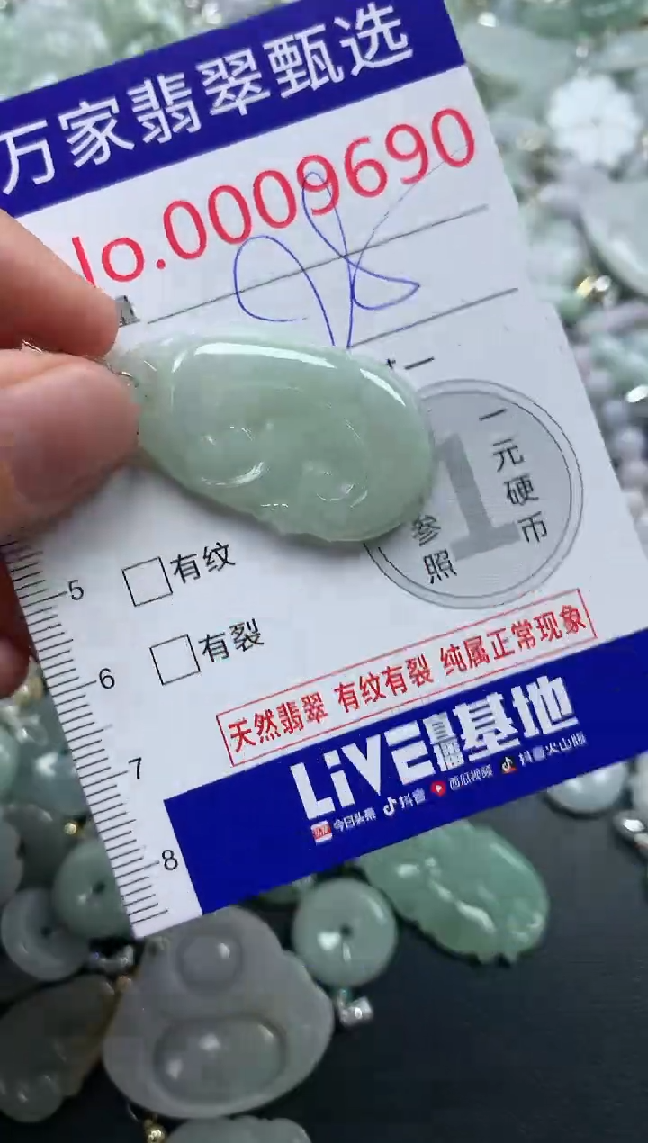吊坠(不含链)未镶嵌翡翠9690